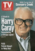 TV Guide cover - Harry Caray - March 7, 1998