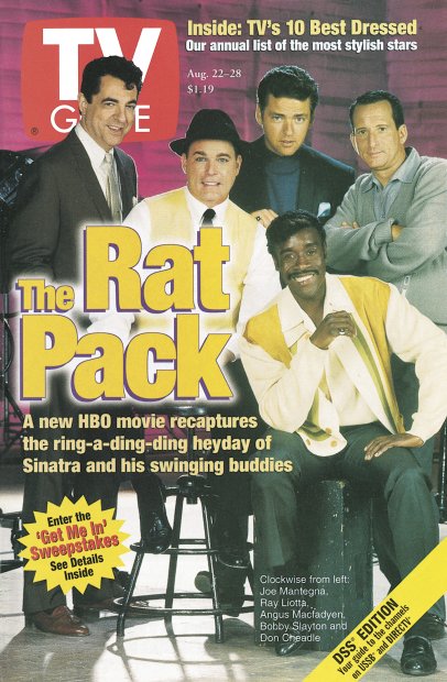 TV Guide cover - Don Cheadle, Ray Liotta, Angus Macfadyen, Joe Mantegna, Bobby Slayton - August 22, 1998