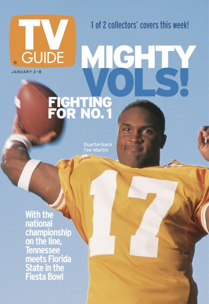 TV Guide cover - Tee Martin - January 2, 1999
