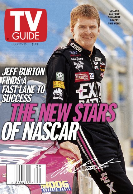 TV Guide cover - Jeff Burton - July 17, 1999