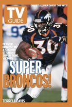 TV Guide cover - Terrell Davis - January 30, 1999