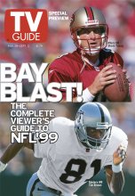 TV Guide cover - Tim Brown, Steve Young - August 28, 1999