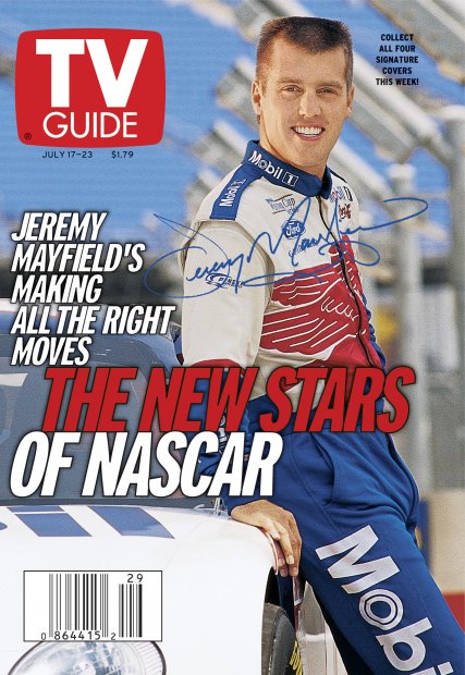 TV Guide cover - Jeremy Mayfield - July 17, 1999