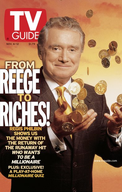 TV Guide cover - Regis Philbin - November 6, 1999
