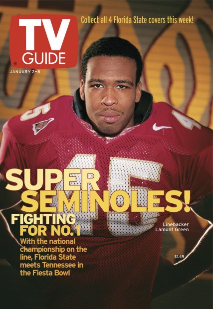 TV Guide cover - Lamont Green - January 2, 1999