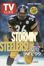 TV Guide cover - Jerome Bettis - August 28, 1999