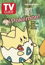 TV Guide cover - Meowth, Psyduck, Togepi - October 30, 1999