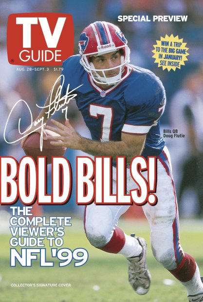 TV Guide cover - Doug Flutie - August 28, 1999