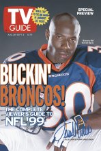 TV Guide cover - Terrell Davis - August 28, 1999
