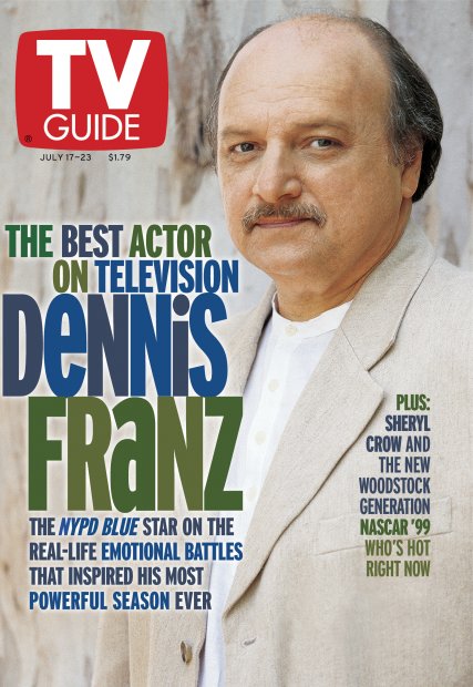 TV Guide cover - Dennis Franz - July 17, 1999