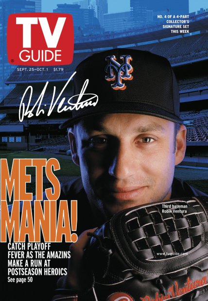TV Guide cover - Robin Ventura - September 25, 1999