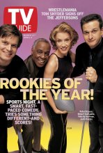 TV Guide cover - Josh Charles, Robert Guillaume, Felicity Huffman, Peter Krause - March 27, 1999