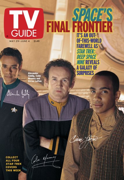 TV Guide cover - Cirroc Lofton, Colm Meaney, Alexander Siddig - May 29, 1999