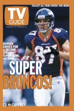 TV Guide cover - Ed McCaffrey - January 30, 1999