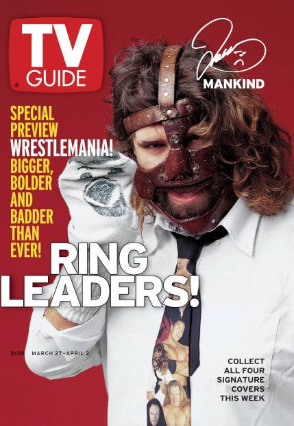 TV Guide cover - Mankind - March 27, 1999