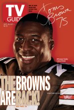 TV Guide cover - Lomas Brown - September 25, 1999