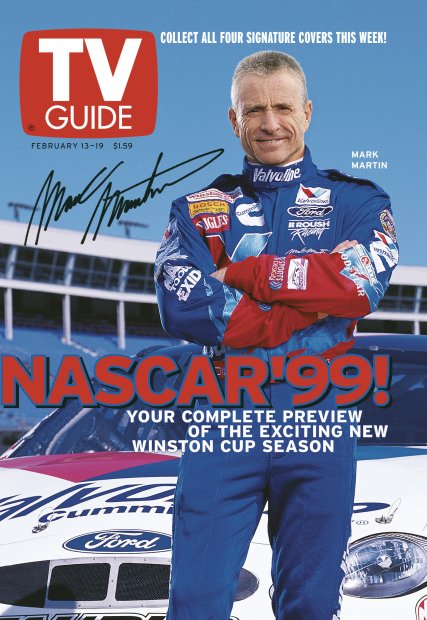 TV Guide cover - Mark Martin - February 13, 1999