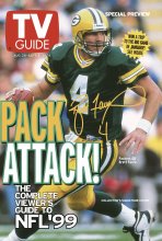 TV Guide cover - Brett Favre - August 28, 1999