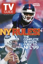 TV Guide cover - Vinny Testaverde, Amani Toomer - August 28, 1999