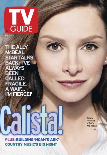 TV Guide cover - Calista Flockhart - May 1, 1999