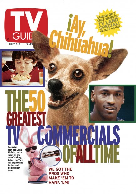 TV Guide cover - Bunny Energizer, Gidget, John Gilchrist, Michael Jordan - July 3, 1999