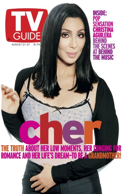 TV Guide cover - Cher - August 21, 1999