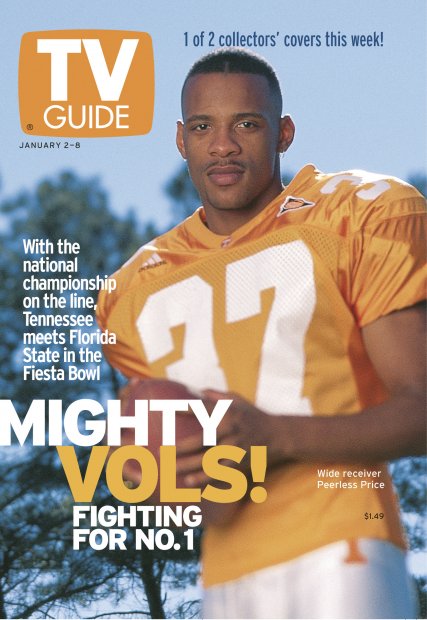 TV Guide cover - Peerless Price - January 2, 1999