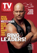 TV Guide cover - Stone Cold Steve Austin - March 27, 1999