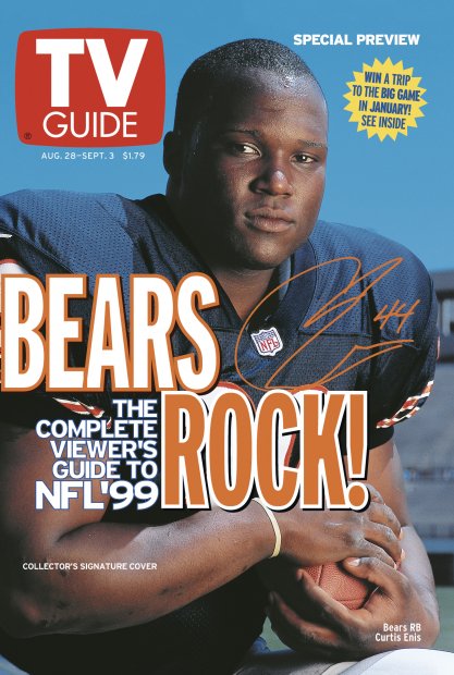 TV Guide cover - Curtis Enis - August 28, 1999