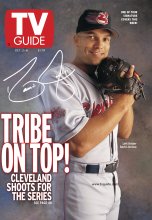 TV Guide cover - David Justice - October 2, 1999
