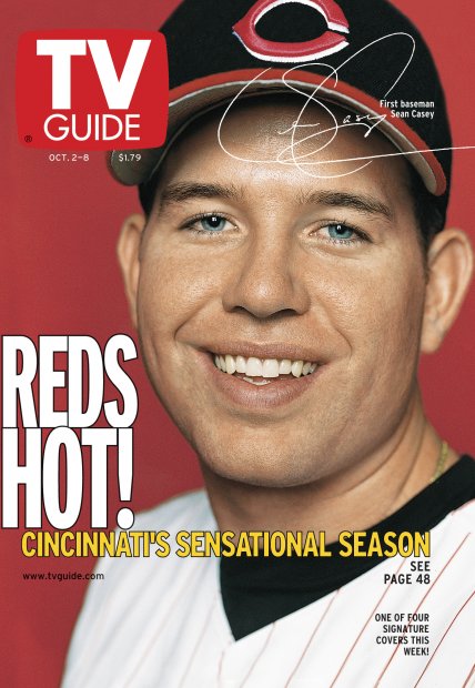 TV Guide cover - Sean Casey - October 2, 1999
