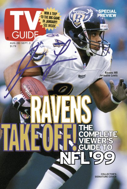 TV Guide cover - Jermaine Lewis - August 28, 1999