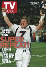 TV Guide cover - John Elway - May 8, 1999