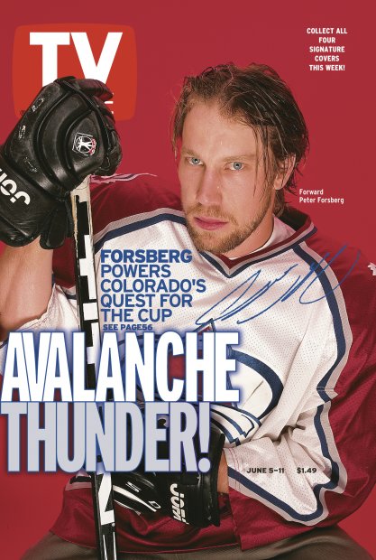 TV Guide cover - Peter Forsberg - June 5, 1999