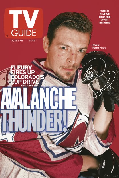 TV Guide cover - Theoren Fleury - June 5, 1999