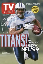 TV Guide cover - Eddie George - August 28, 1999