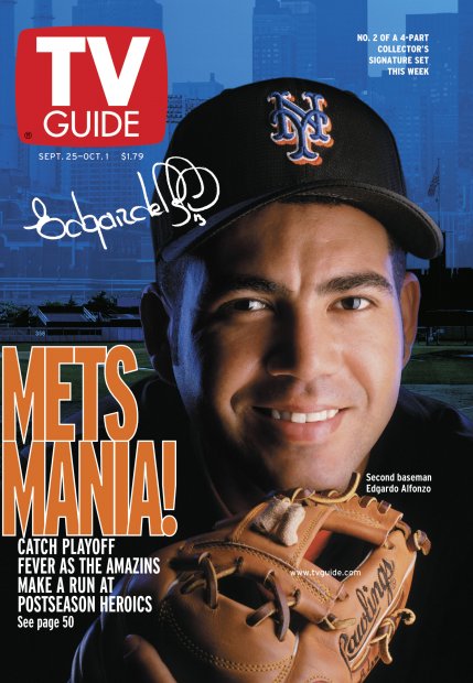 TV Guide cover - Edgardo Alfonzo - September 25, 1999
