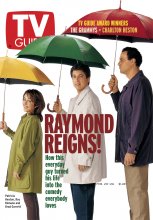 TV Guide cover - Brad Garrett, Patricia Heaton, Ray Romano - February 20, 1999