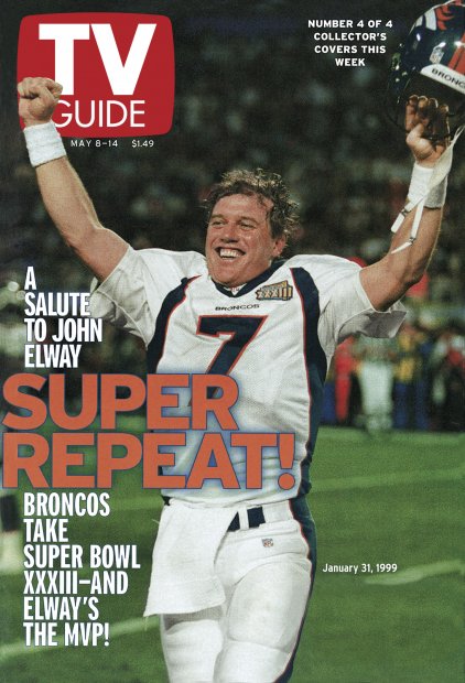 TV Guide cover - John Elway - May 8, 1999