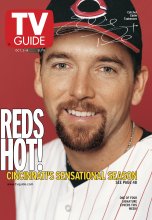 TV Guide cover - Eddie Taubensee - October 2, 1999