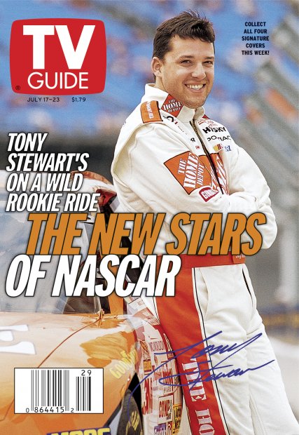 TV Guide cover - Tony Stewart - July 17, 1999