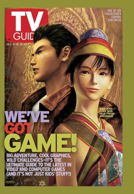TV Guide cover - Sha Hua Ling, Ryo - December 9, 2000