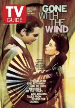 TV Guide cover - Clark Gable, Vivien Leigh - December 23, 2000