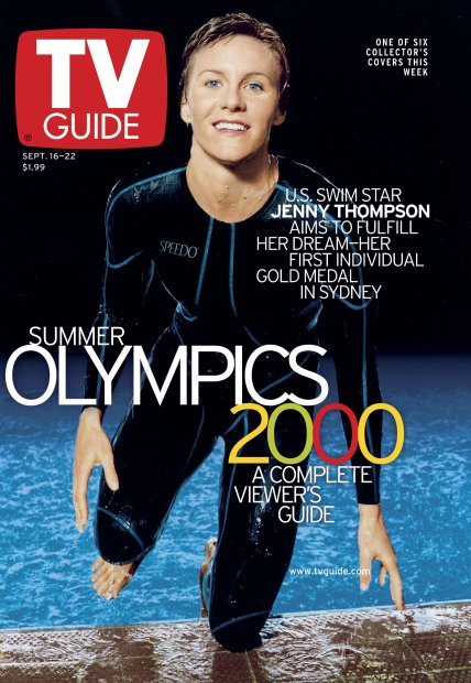 TV Guide cover - Jenny Thompson - September 16, 2000
