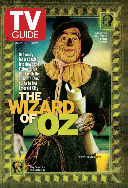 TV Guide cover - Ray Bolger - July 1, 2000