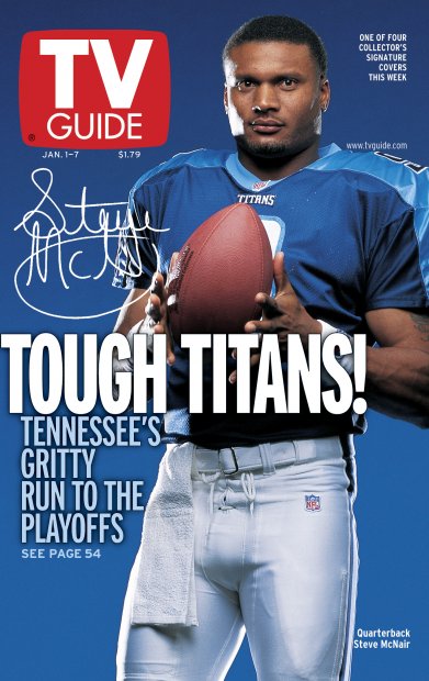 TV Guide cover - Steve McNair - January 1, 2000
