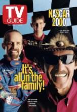 TV Guide cover - Adam Petty, Kyle Petty, Richard Petty - February 12, 2000