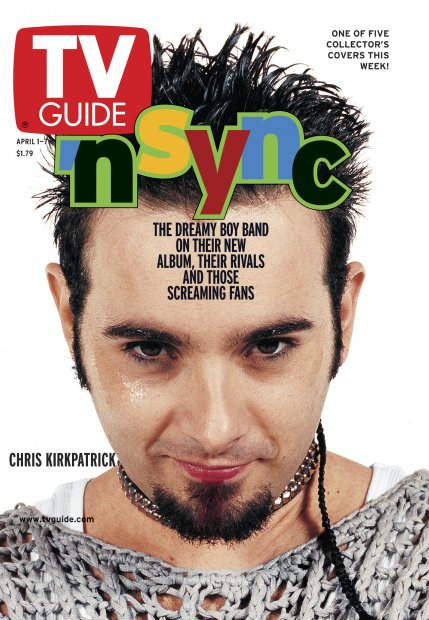 TV Guide cover - Chris Kirkpatrick - April 1, 2000