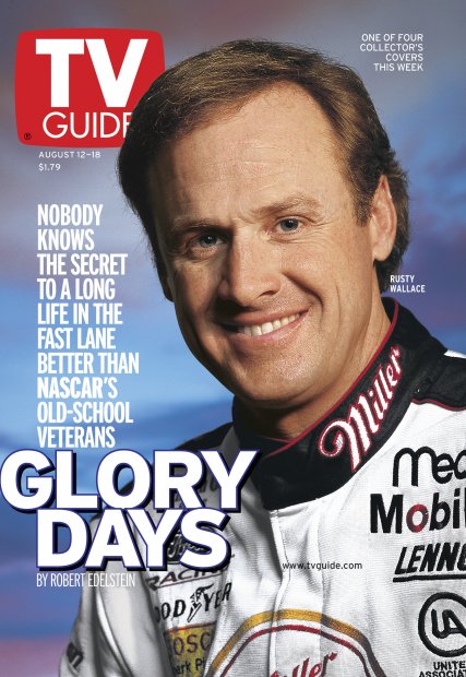 TV Guide cover - Rusty Wallace - August 12, 2000