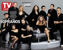 TV Guide cover - Dominic Chianese, Drea de Matteo, Edie Falco, James Gandolfini, Robert Iler, Michael Imperioli, David Proval, Jamie Lynn Sigler, Tony Sirico, Aida Turturro, Steven Van Zandt - January 8, 2000